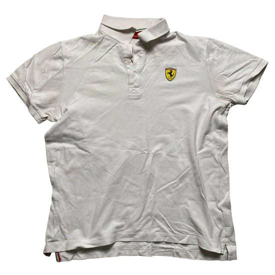 Ferrari Scuderia White Polo Shirt (L)