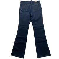 Armani Womens Flared Dark Navy Jeans (32W)