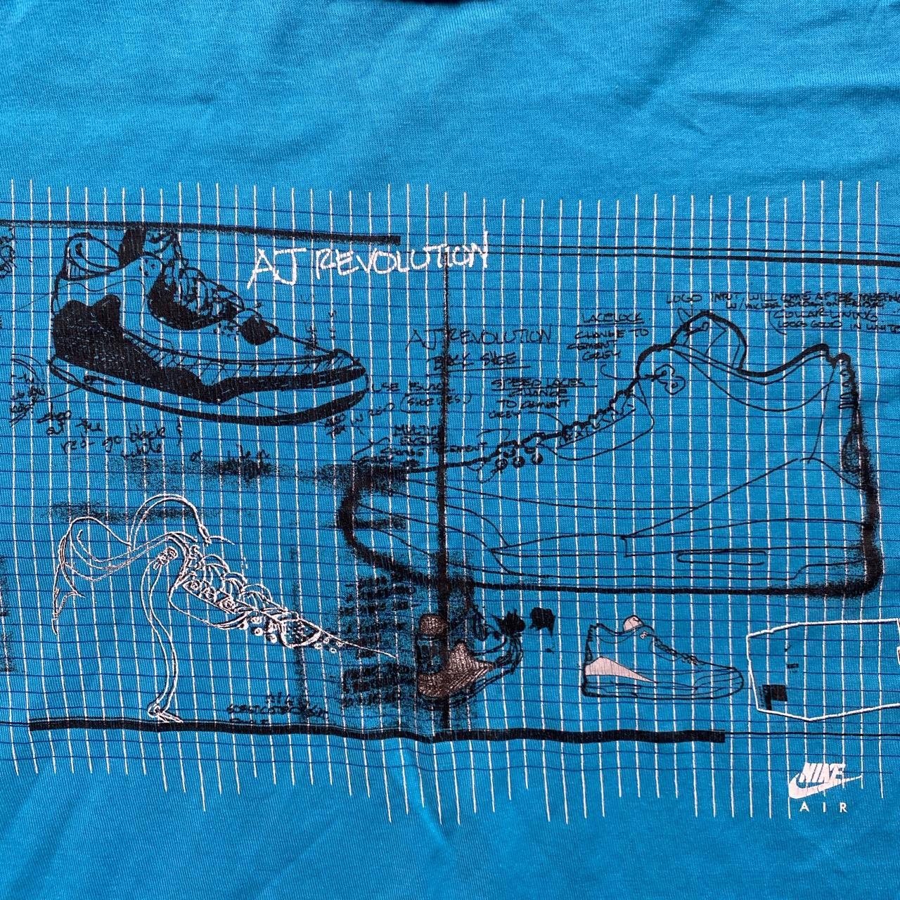 Nike Air Blue Jordan 3 Evolution T Shirt