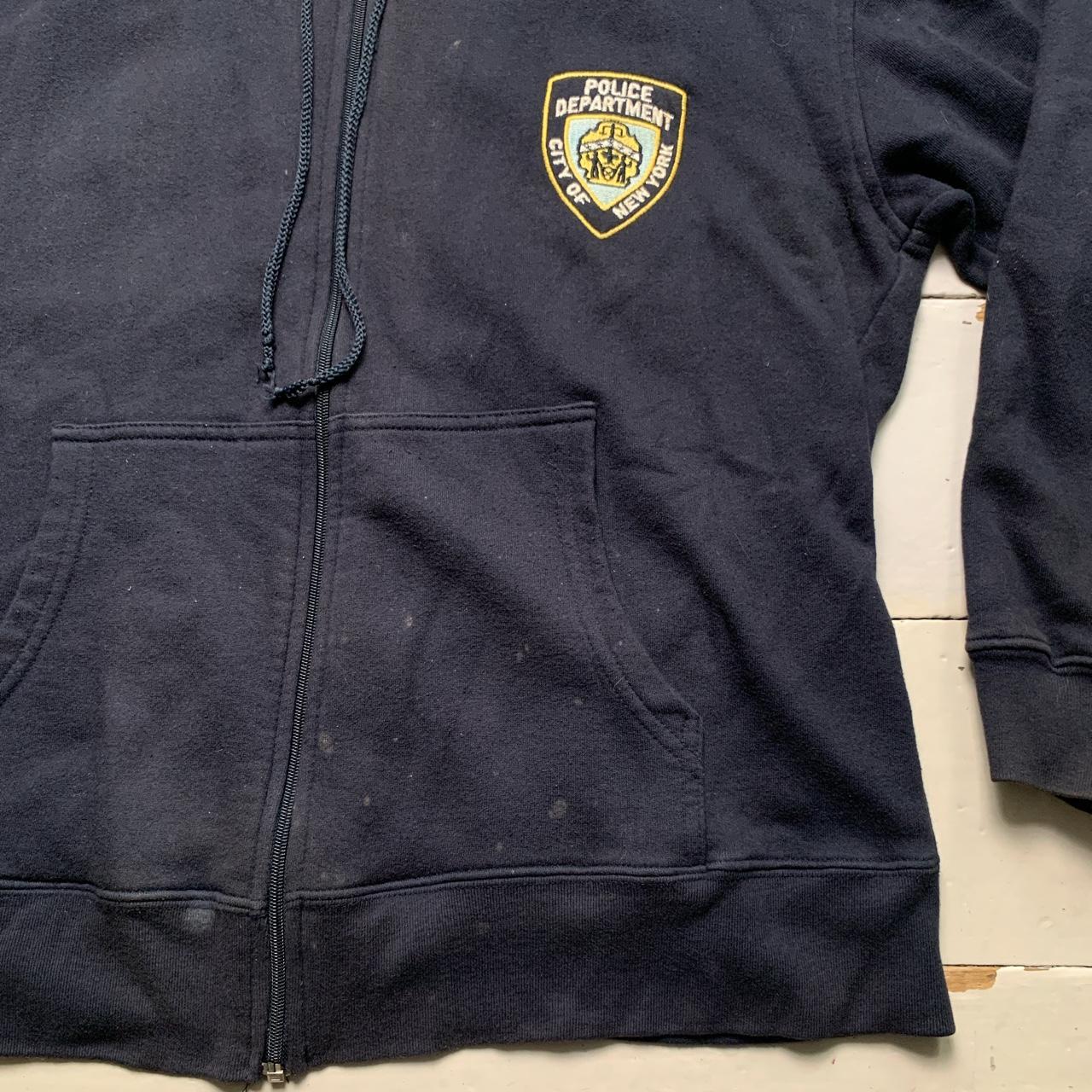 New York Police Department NYPD Vintage Black Hoodie