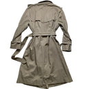 Burberrys Burberry Vintage Womens Trench Coat Jacket with Belt (XL)