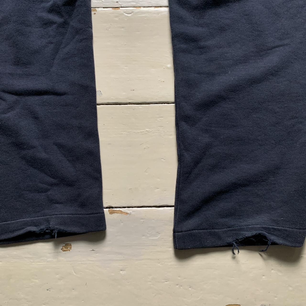 Nike Club Spellout Navy and White Joggers