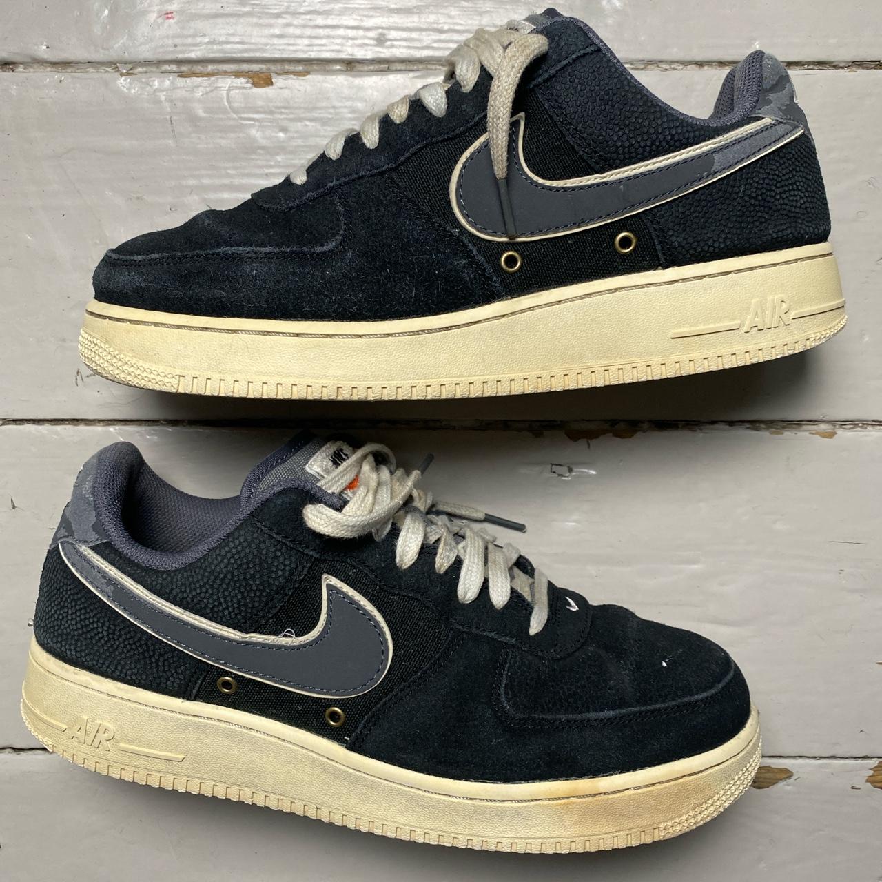 Nike Air Force 1 Black Grey and White