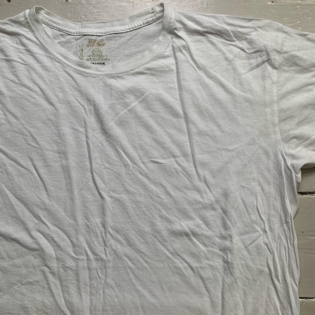 Supreme Hanes White and Red Box Logo T Shirt