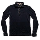 Burberry Brit Black Long Sleeve Polo Shirt (XS)