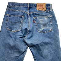 Levis 501 Vintage Baggy Light Blue Stonewash Jeans (30W)