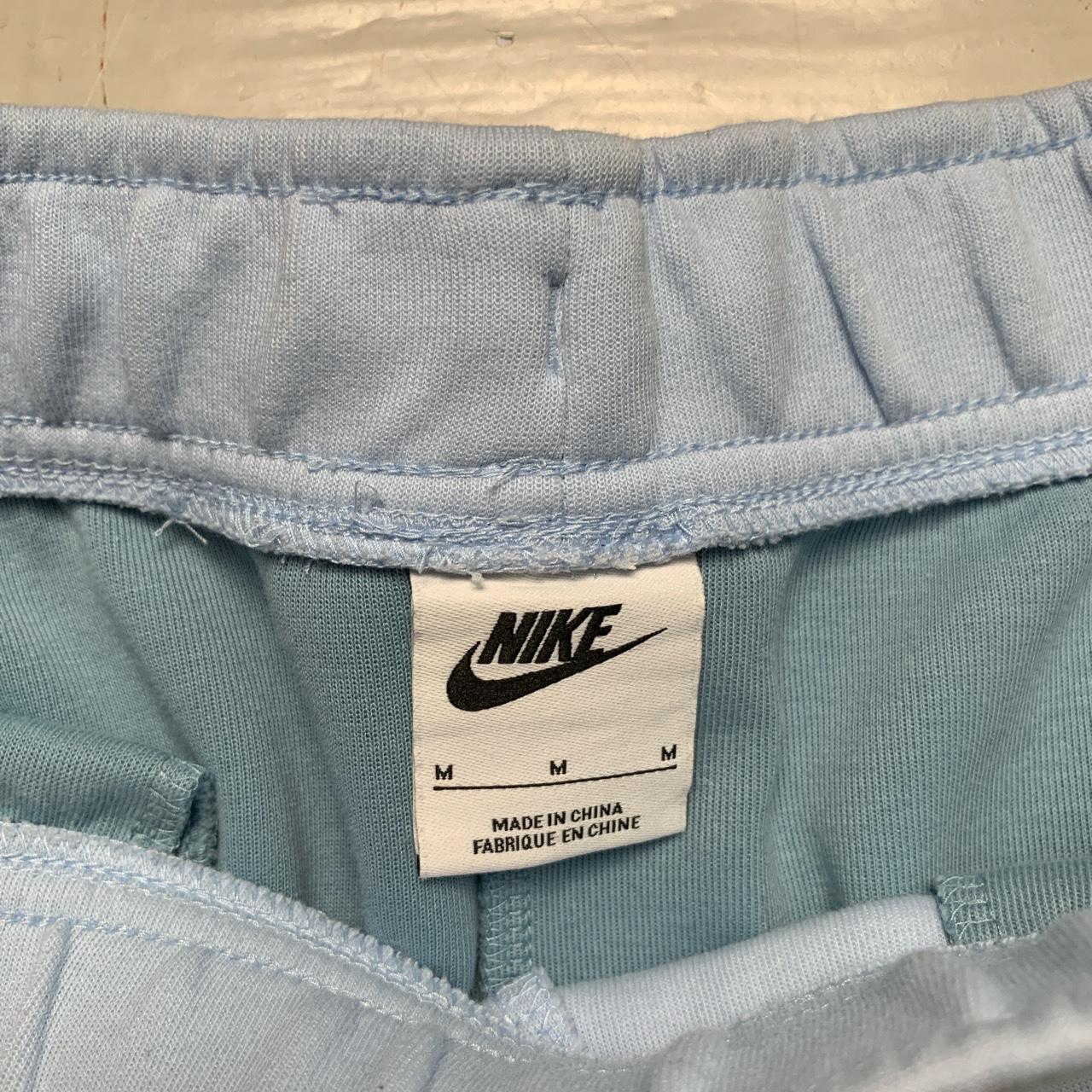 Nike Tech Fleece Baby Blue and White New Season Bottoms