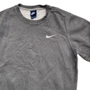 Nike Swoosh Grey and White Jumper (S)
