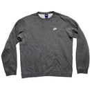 Nike Swoosh Grey and White Jumper (M)