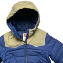 Levis Navy and Cream Corduroy Puffer Jacket (S)