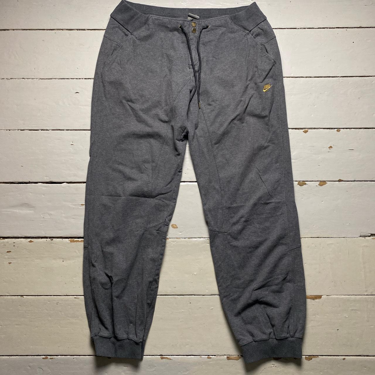 Nike Vintage Swoosh Grey and Yellow Baggy Joggers