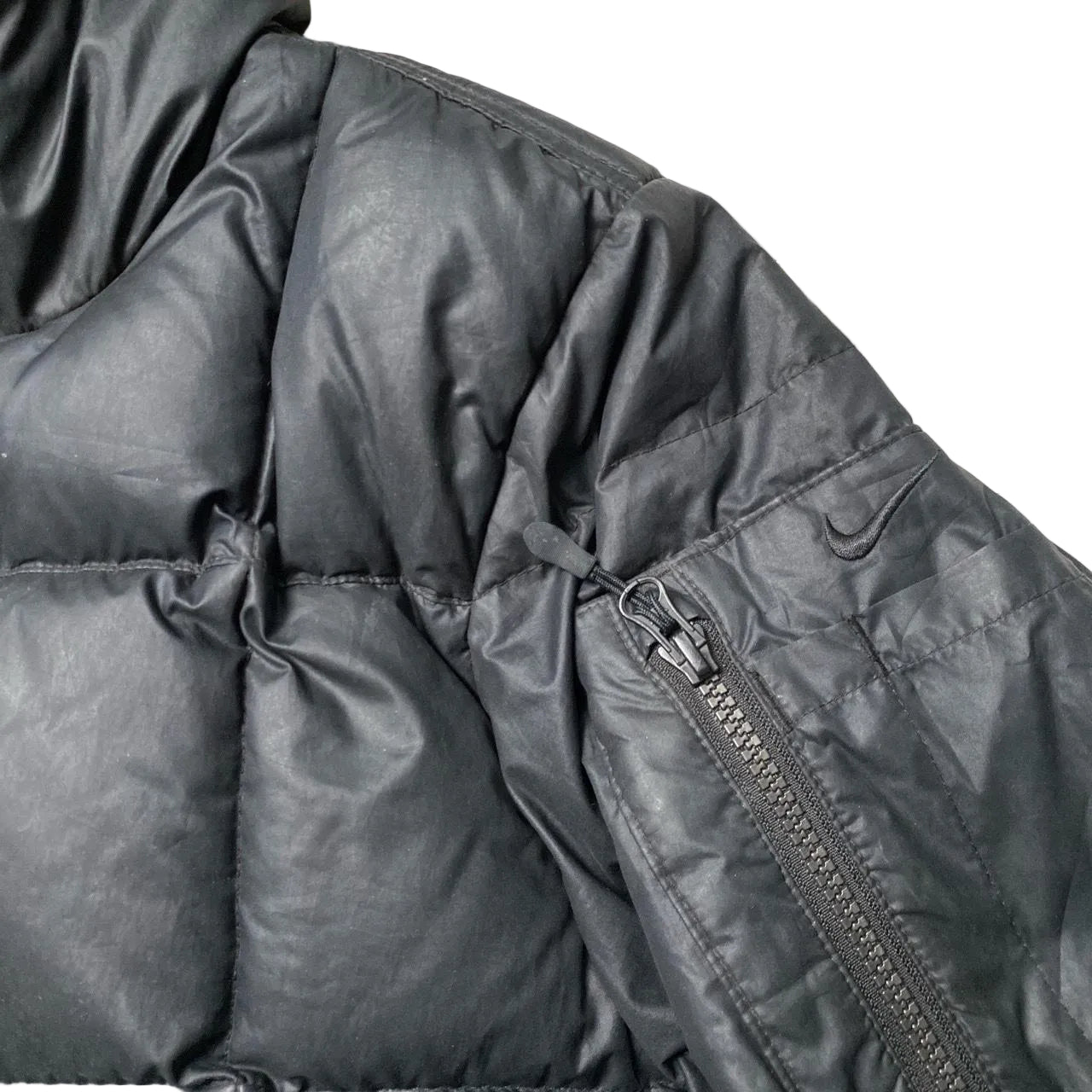 Nike Athletic Department Vintage Puffer Bubble Coat Black (S)