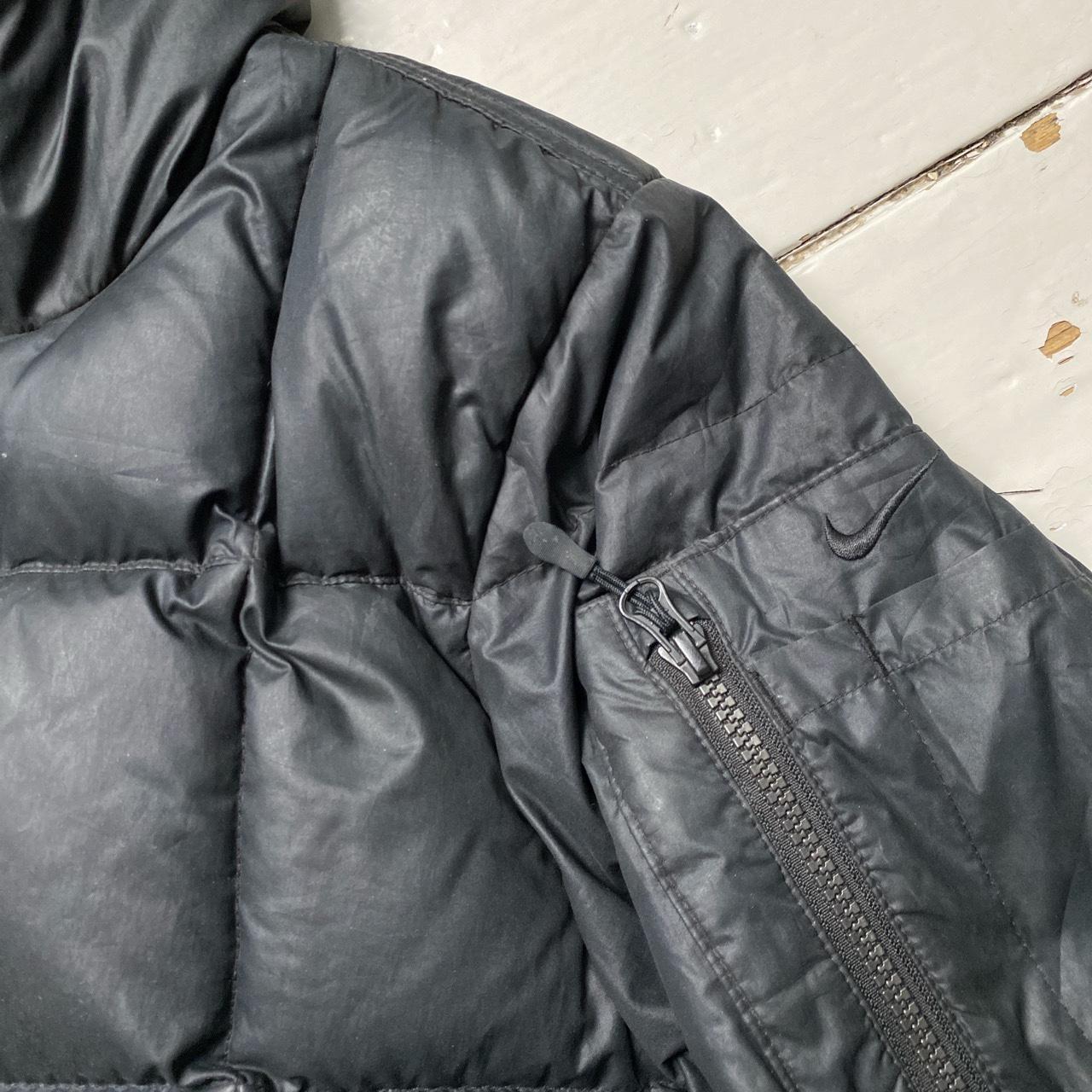 Nike Athletic Department Vintage Puffer Bubble Coat Black