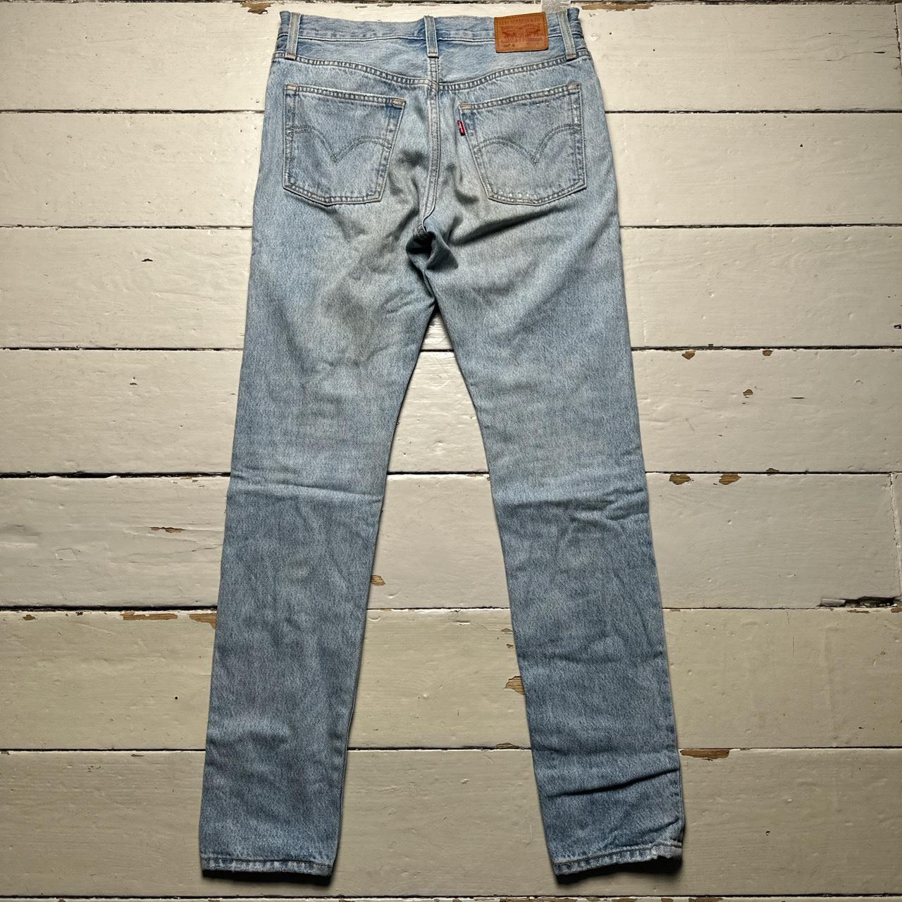 Levis 501 S Light Blue Slim Jeans