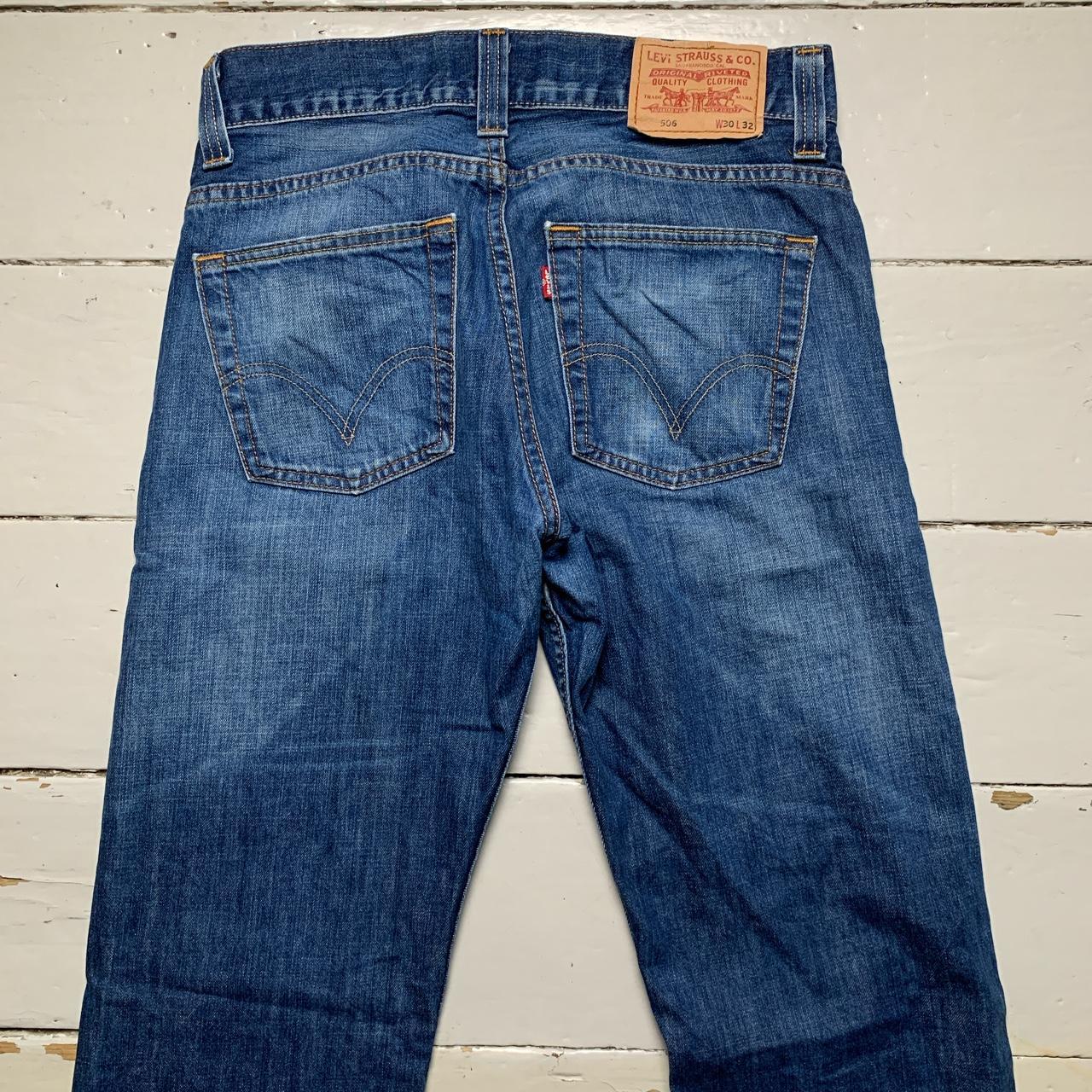 Levis 506 Navy Baggy Jeans