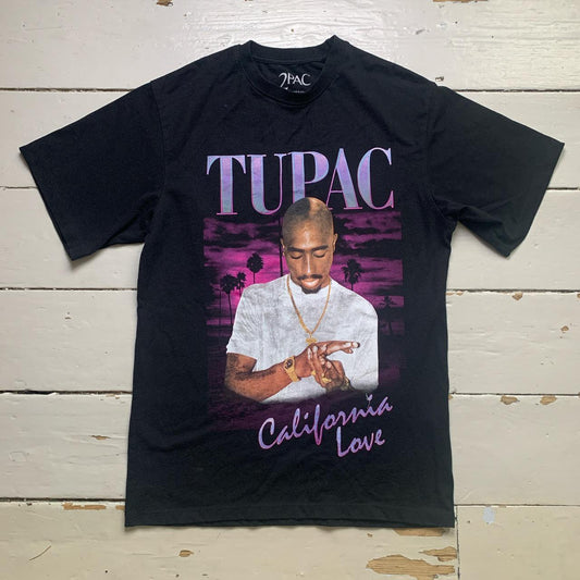Tupac California Love Black T Shirt