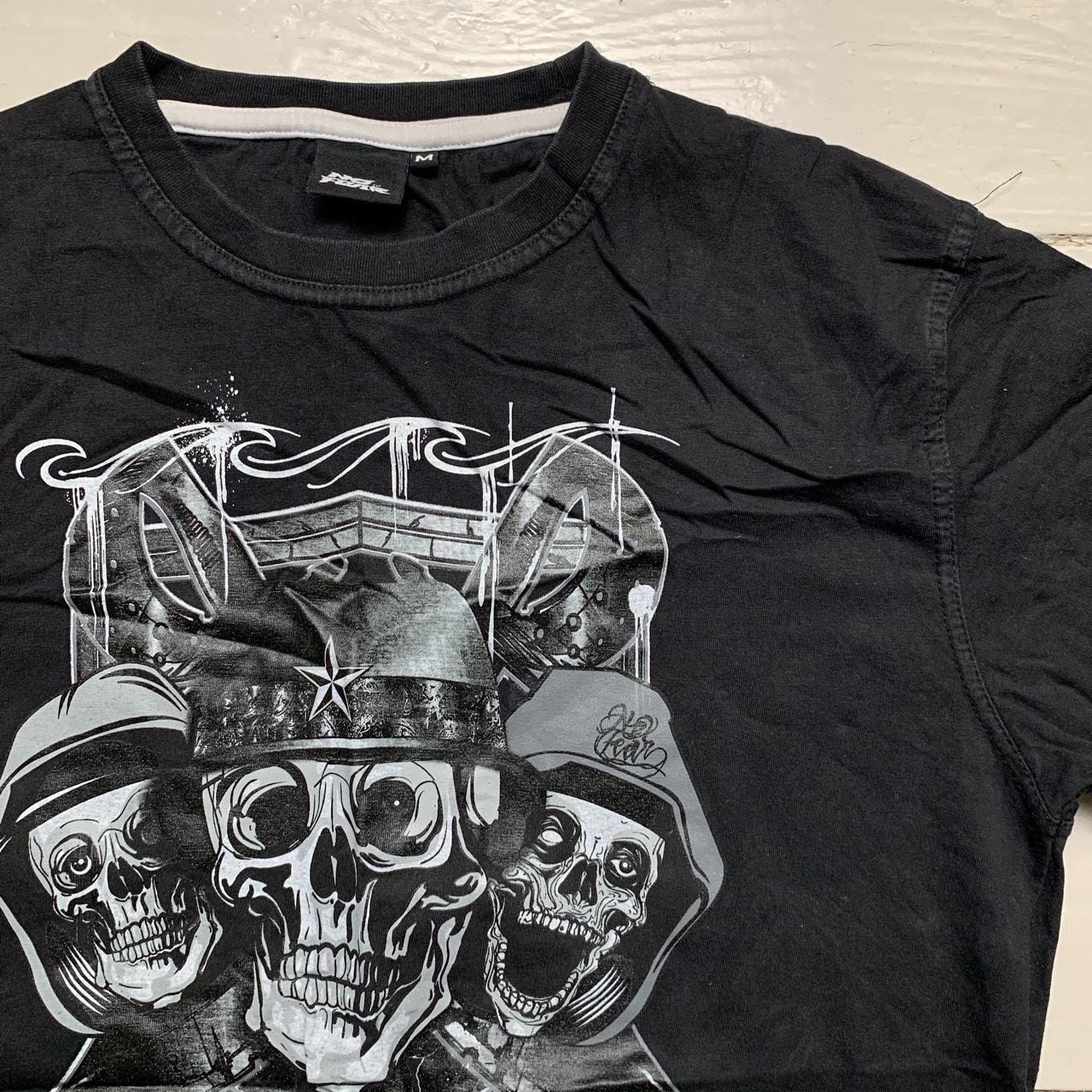 No Fear Vintage Skull Graffiti T Shirt