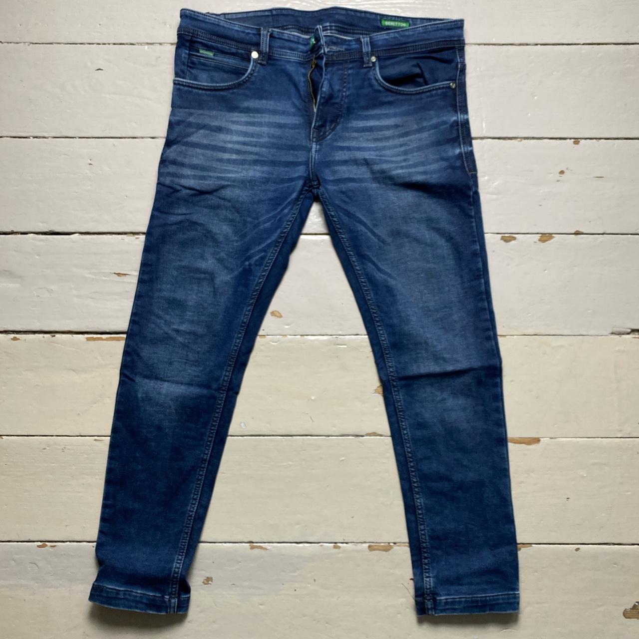 Benetton Navy Stonewash Jeans