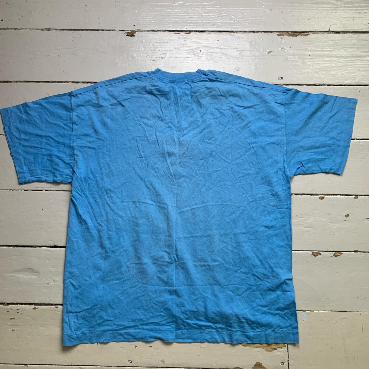 Tommy Hilfiger Vintage 90’s Single Stitch T Shirt Blue