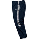 Adidas Navy Vintage Baggy Shell Track Pant Bottoms White Stripe (S)