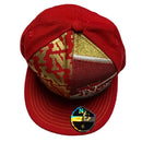 New York Vintage Red Fitted Cap