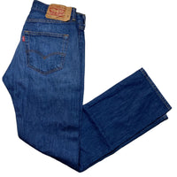Levis 501 Navy Baggy Jeans (32W)