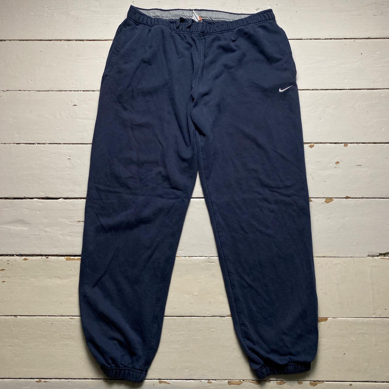 Nike Swoosh Navy and White Athletic Department Baggy Joggers