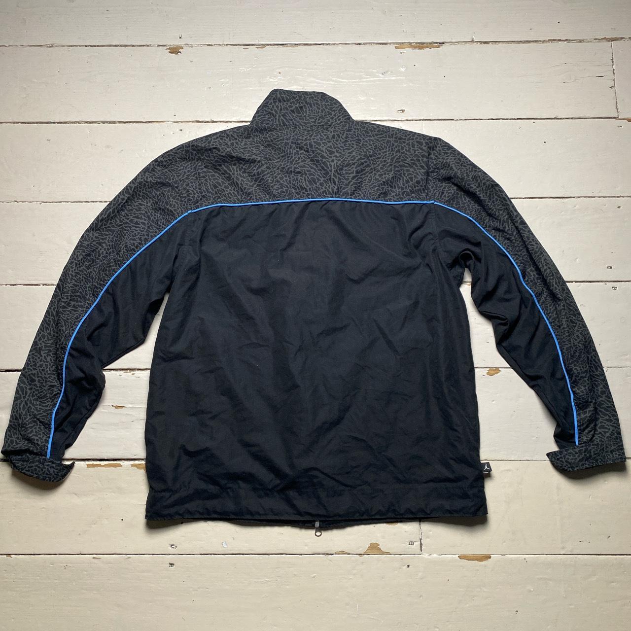 Jordan Air Force 1 Vintage Black and Blue Tracksuit Jacket