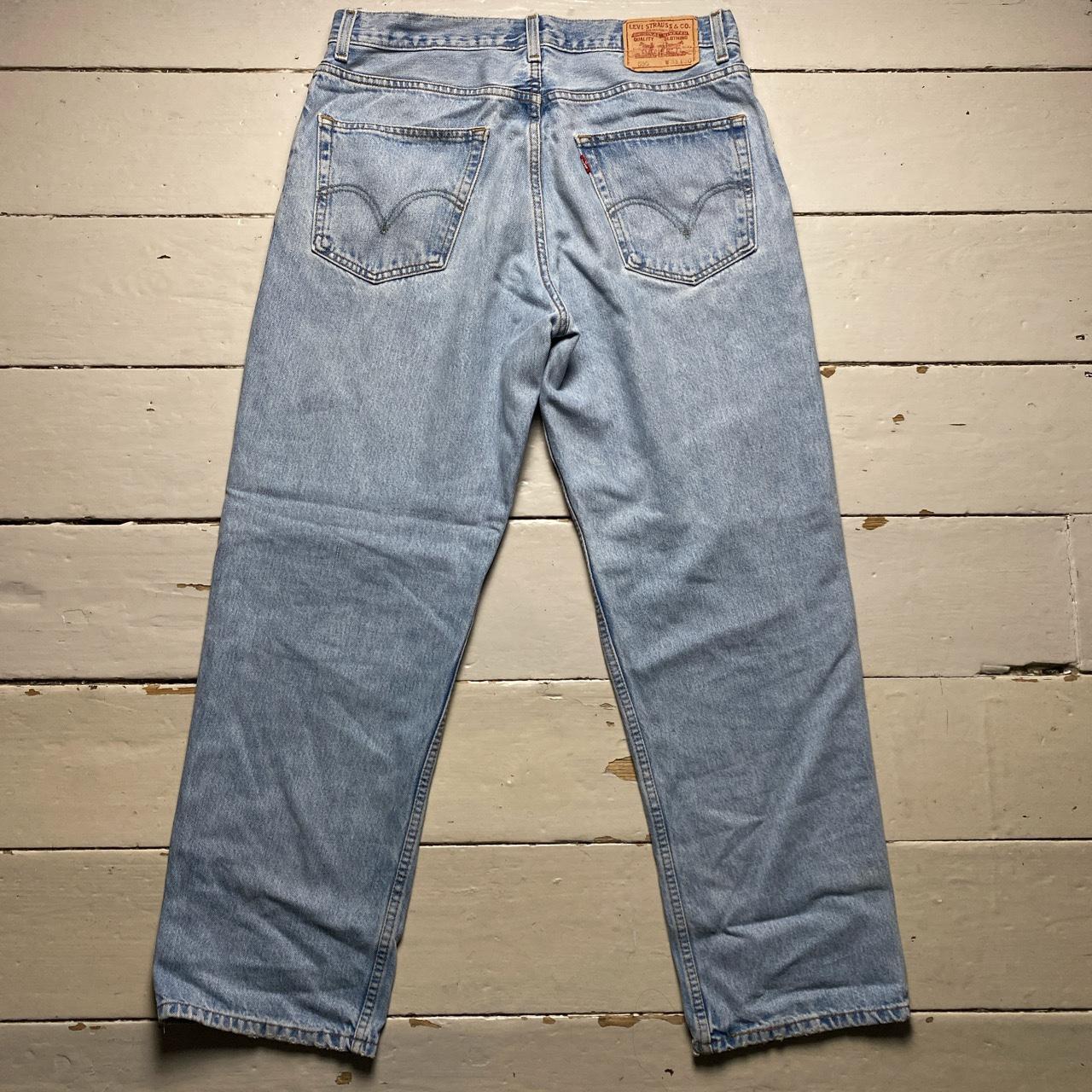 Levis 505 Baggy Light Blue Jeans