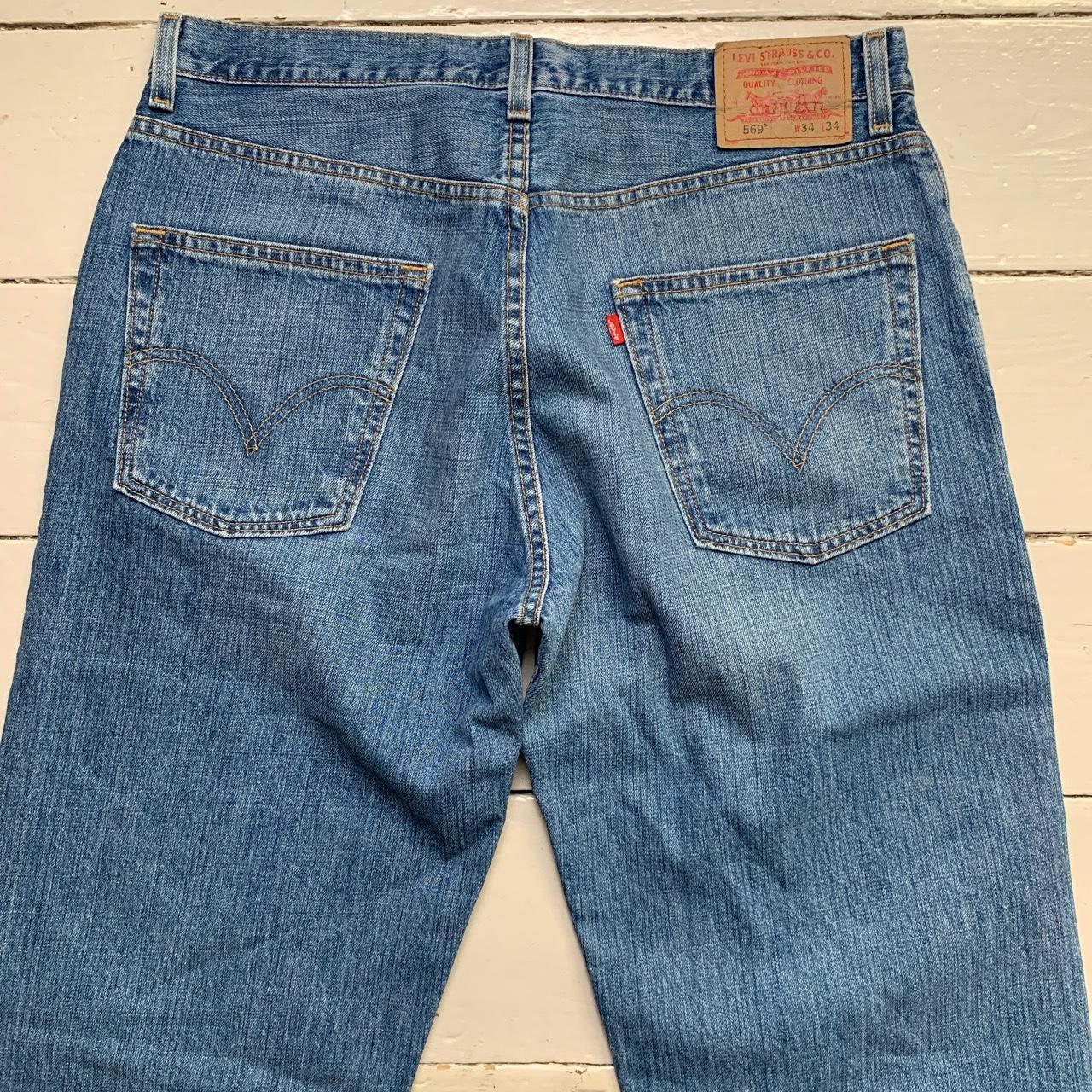 Levis 569 Baggy Light Blue Jeans