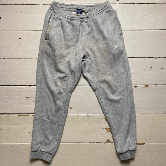 Nike Swoosh Grey and White Joggers