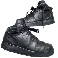 Nike Air Force 1 Black Mid (UK 10)