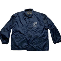 Lucky Aces Lightweight Blue Shell Windbreaker Jacket (XL)