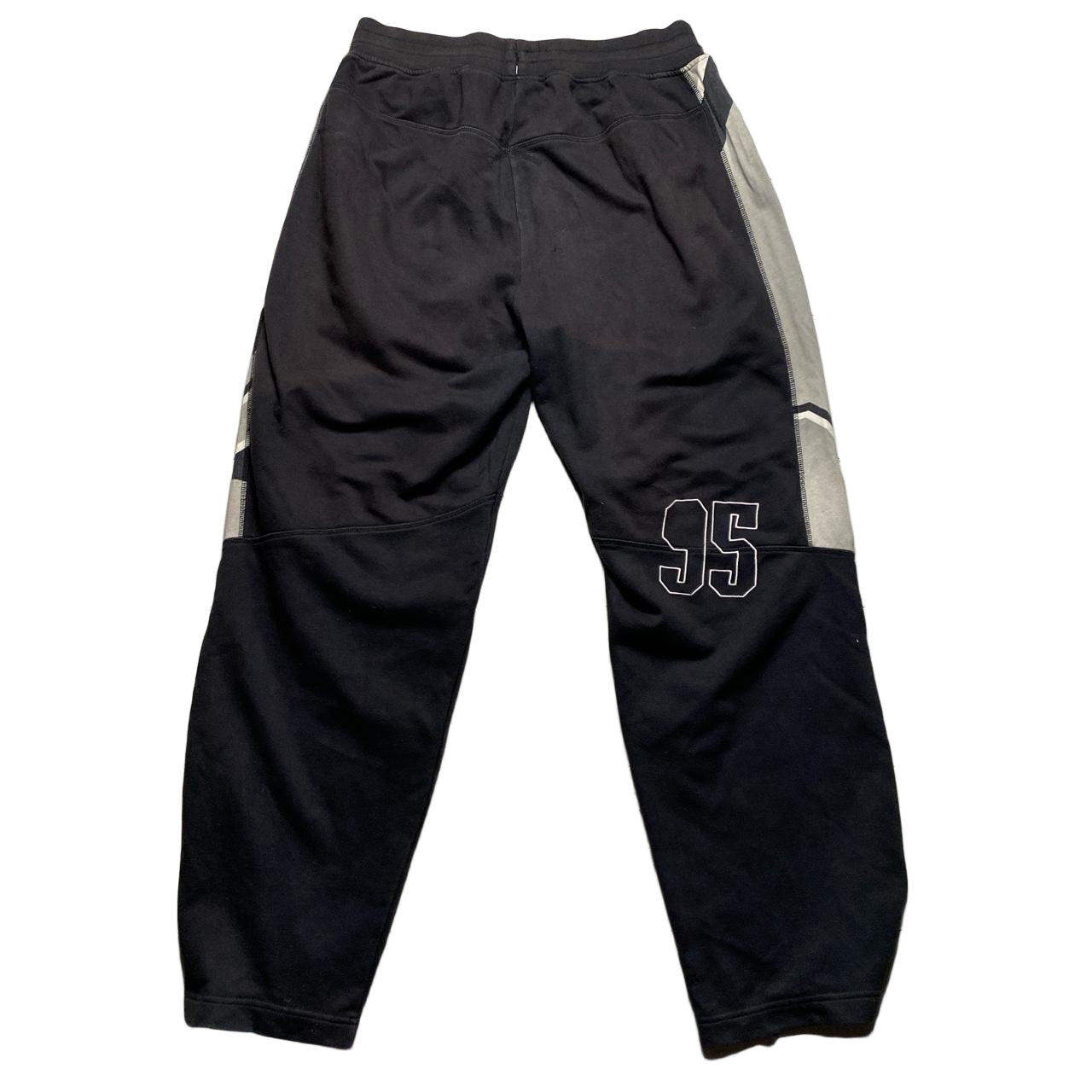 Nike Air Max 95 Vintage Baggy Black White and Grey Joggers (M)