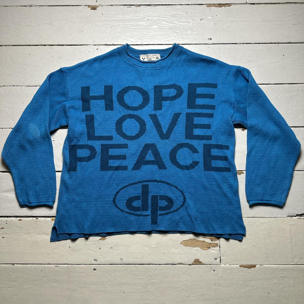 Daniel Poole Vintage Dance Techno Rave Jumper Blue Two Tone – Wear Garson