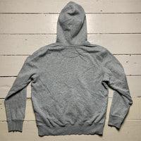 Nike Swoosh Grey and White Hoodie