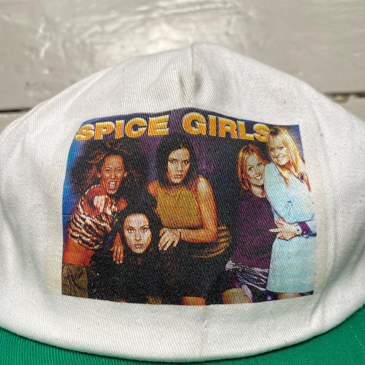 Spice Girls Vintage Snapback Cap White and Green