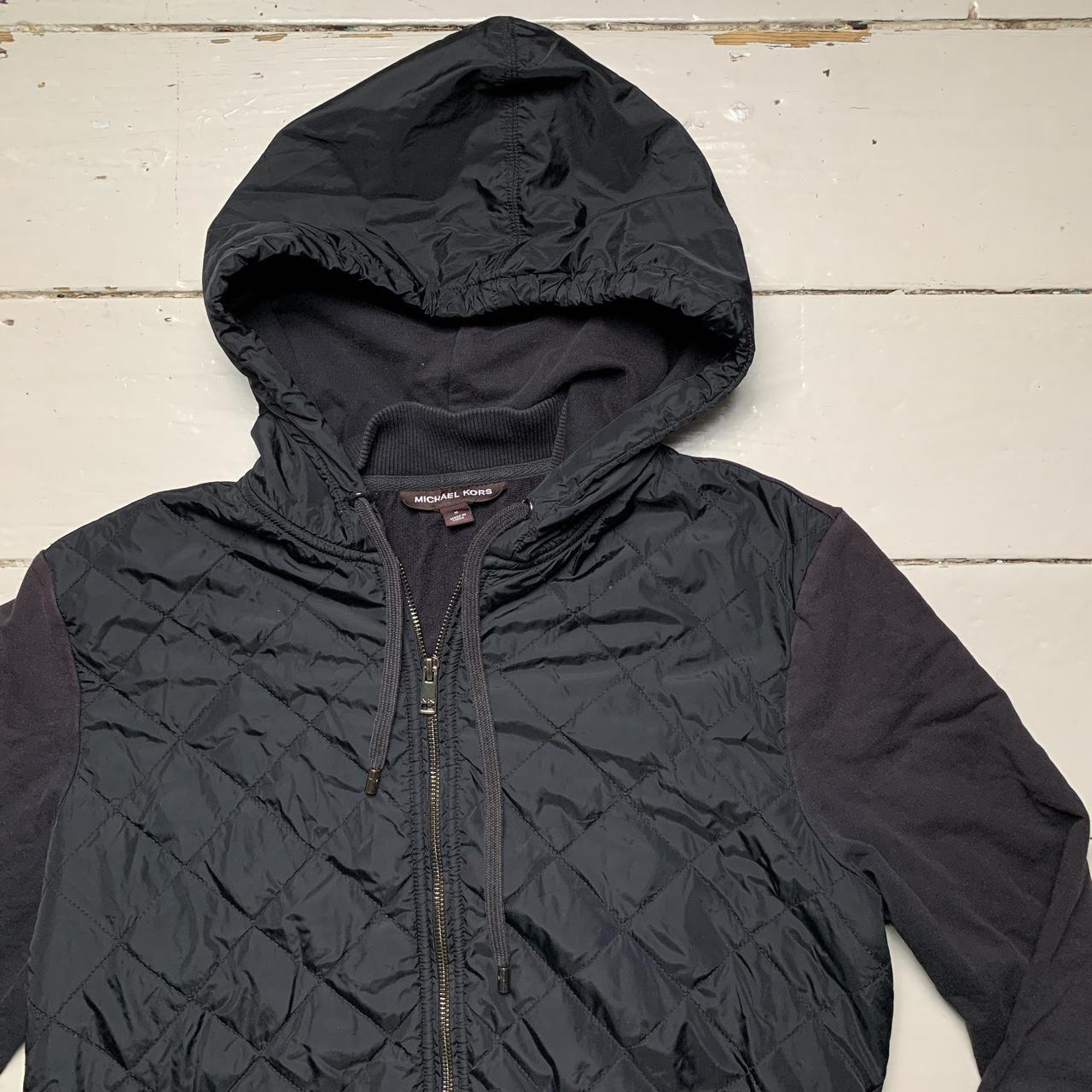 Michael Kors Black Quilted Hoodie