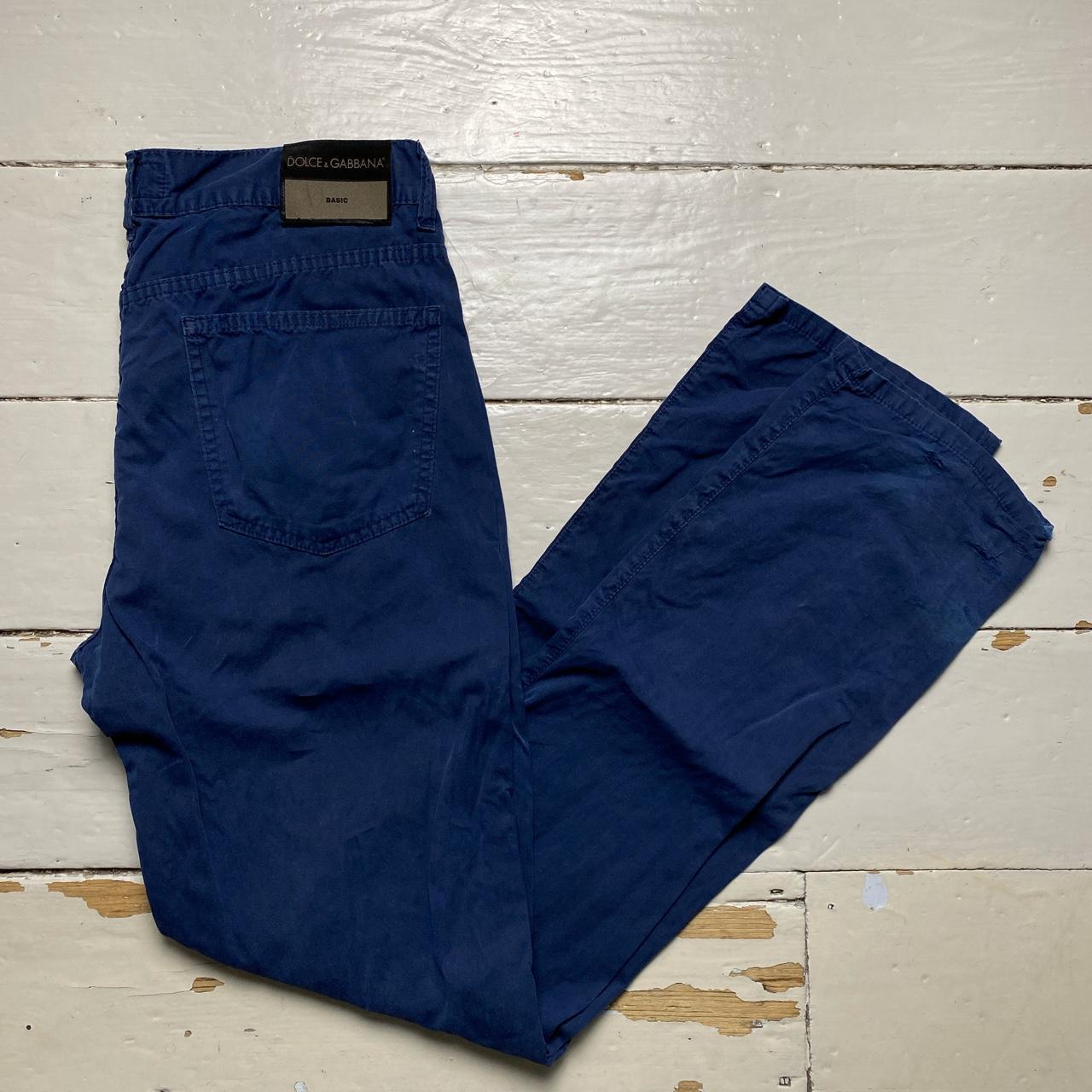 Dolce & Gabbana Vintage Basics Navy Trousers