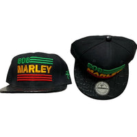 Raw Blue Bob Marley Snapback Caps