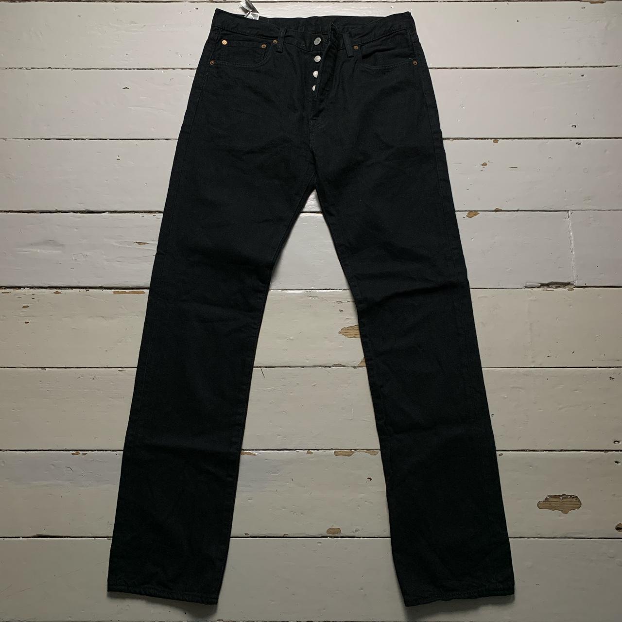 Levis 501 Jet Black Jeans