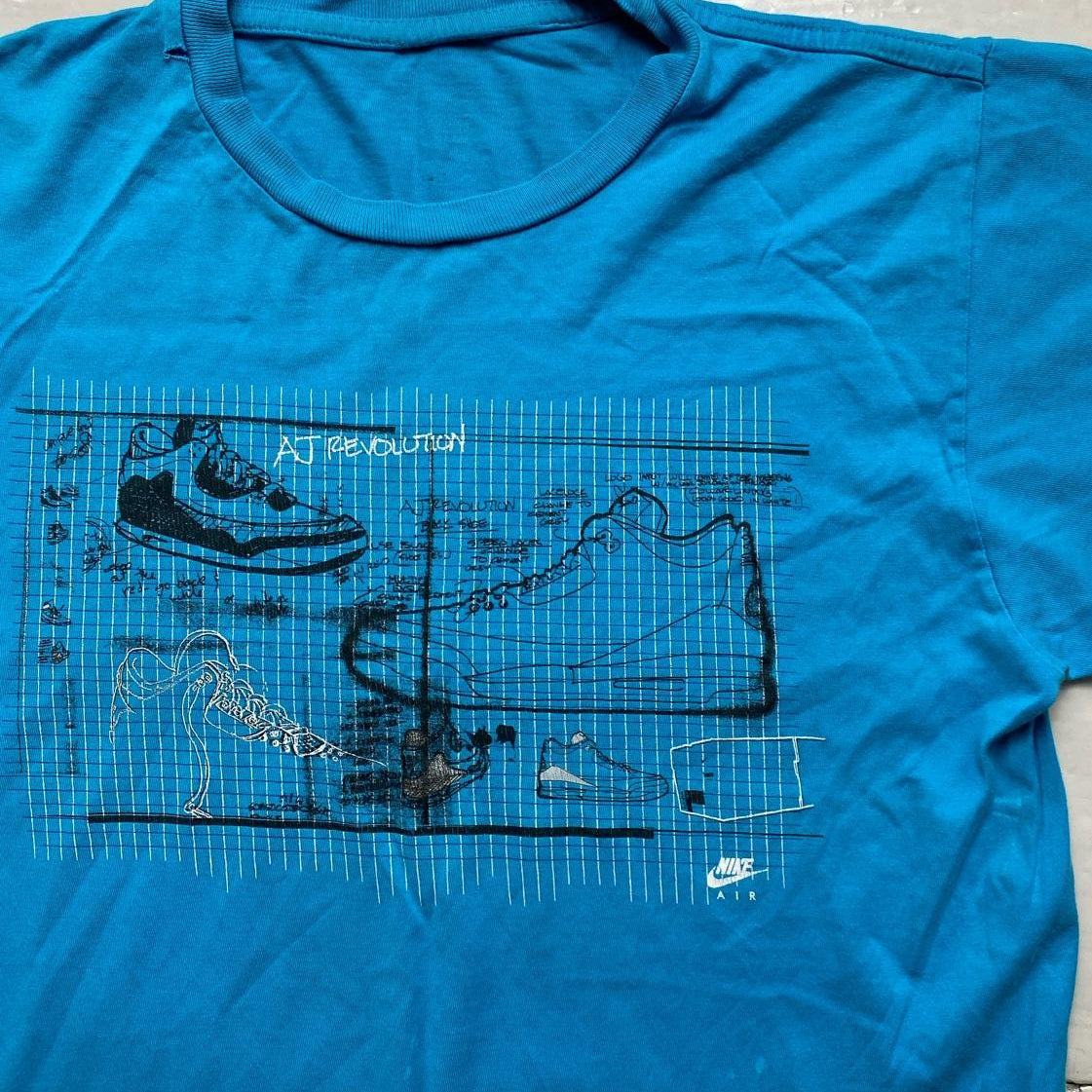 Nike Air Blue Jordan 3 Evolution T Shirt