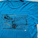 Nike Air Blue Jordan 3 Evolution T Shirt