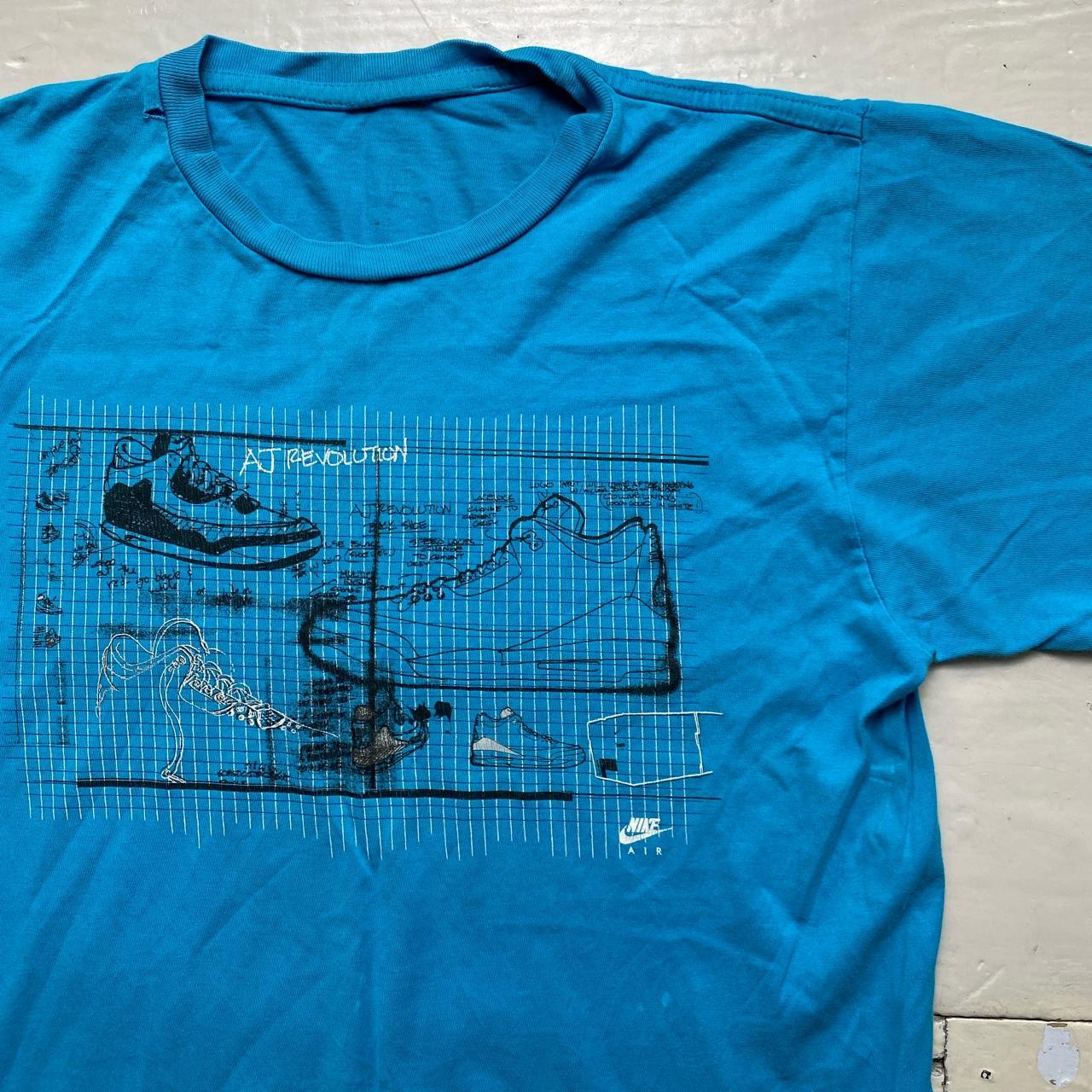 Nike Air Blue Jordan 3 Evolution T Shirt