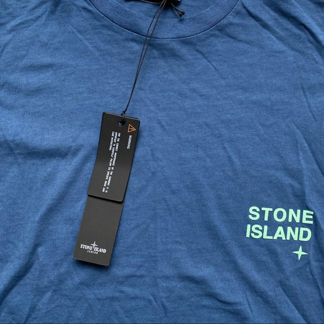 Stone Island Junior Blue T Shirt (8Y)