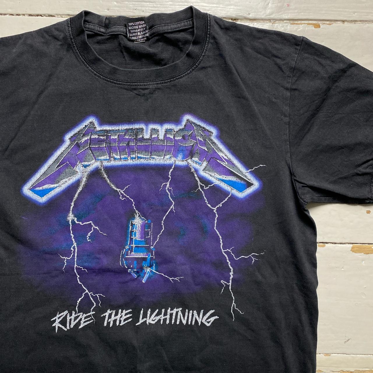 Metallica Ride the Lightning Black T Shirt