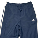 Adidas Navy Vintage Baggy Shell Track Pant Bottoms White Stripe (S)