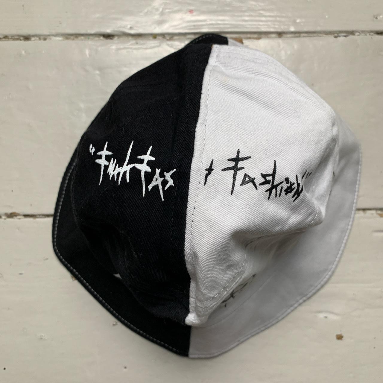 Ying and Yang Black and White Bucket Hat