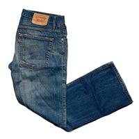 Levis 507 Navy Stonewashed Jeans (32W)