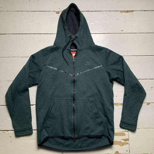 Nike Tech Fleece Green and Black